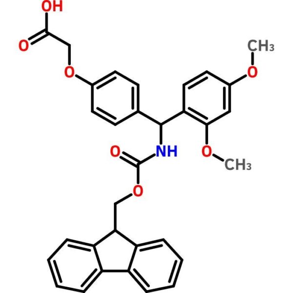 4-[(2,4-Dimethoxyphenyl)[(9H-fluoren-9-ylmethoxy)carbonylamino]methyl]phenoxyacetic Acid