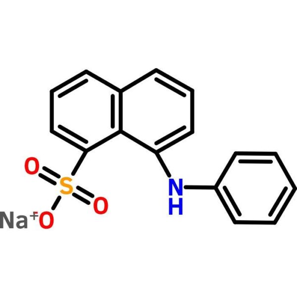 ANS-Na, (=Sodium 8-Anilino-1-naphthalenesulfonate) [Hydrophobic fluorescent probe]