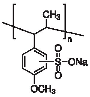 Polyanetholesulfonic acid, sodium salt