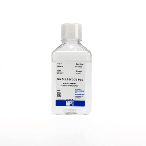 Dulbecco's Phosphate Buffered Saline (10X), w/o calcium and