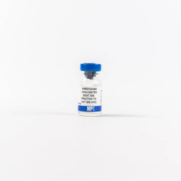 Anti-cat IgG (whole molecule) goat IgG fraction, peroxidase-