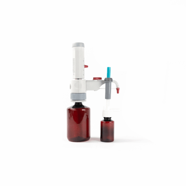 Dispenser set for percent fat test kit