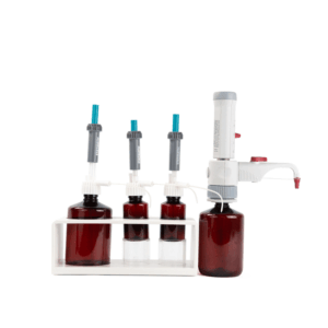 Dispenser set for peroxide test kit