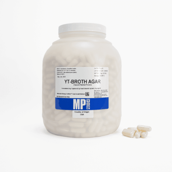 YT-broth agar (capsules)