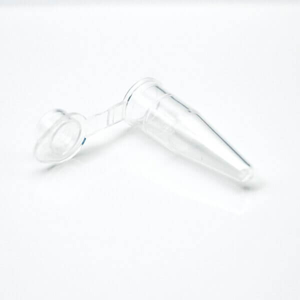 PCR tubes, 0.2 mL with attached flat cap