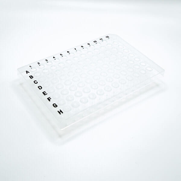 96-well PCR plates, 0.2 mL, with dark letters