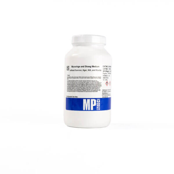 Murashige & Skoog Medium,w/o sucrose, agar, IAA, and kinetin