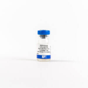 Anti-rabbit IgG (no cross anti-human) goat IgG fraction, per