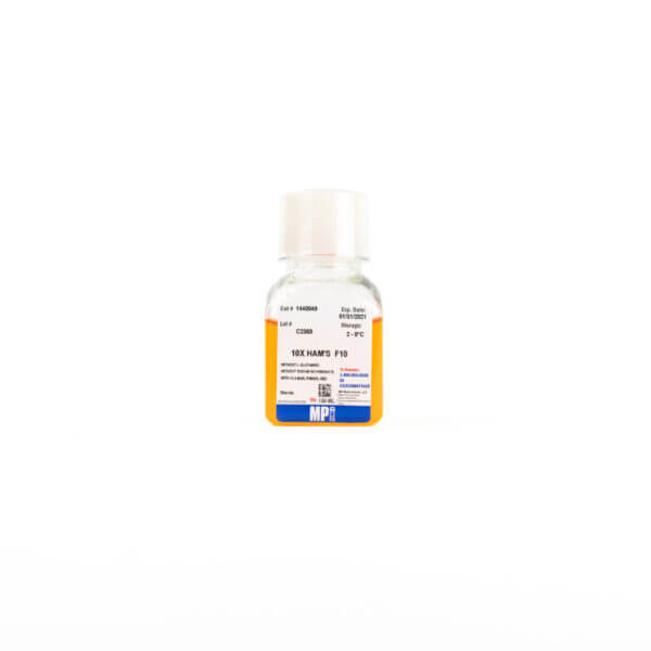 Ham's F-10 (10X) w/o L-glutamine, w/o sodium bicarbonate, wi