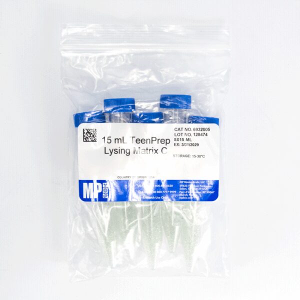 TeenPrep Lysing Matrix C, 15 mL tube