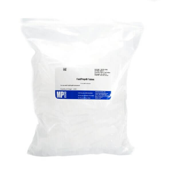 Empty FastPrep® 2mL Lysing Matrix tubes