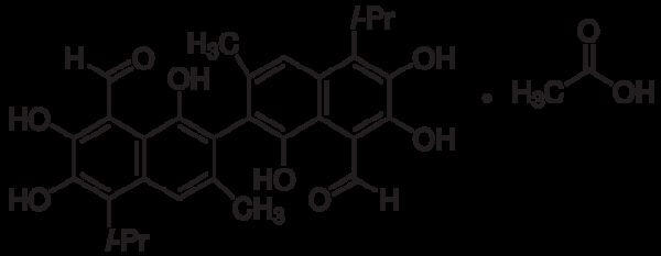 Gossypol-acetic acid