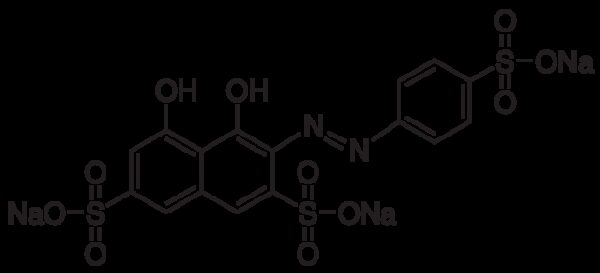 2-(p-Sulfophenylazo)-1,8-dihydroxy-3,6-naphthalenedisulfoni