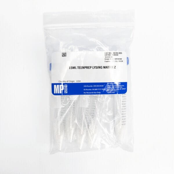 TeenPrep Lysing Matrix Z, 15 mL tube
