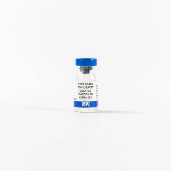 Anti-human IgM (5Fc µ) goat IgG fraction, peroxidase-conjuga
