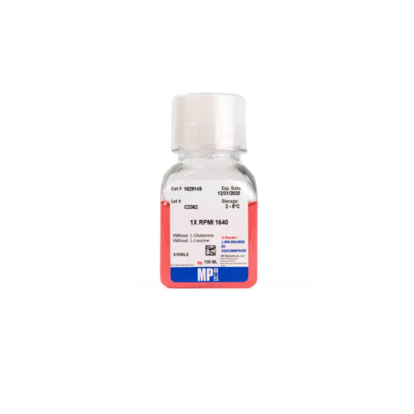 1X RPMI Medium 1640 w/o glutamine, leucine