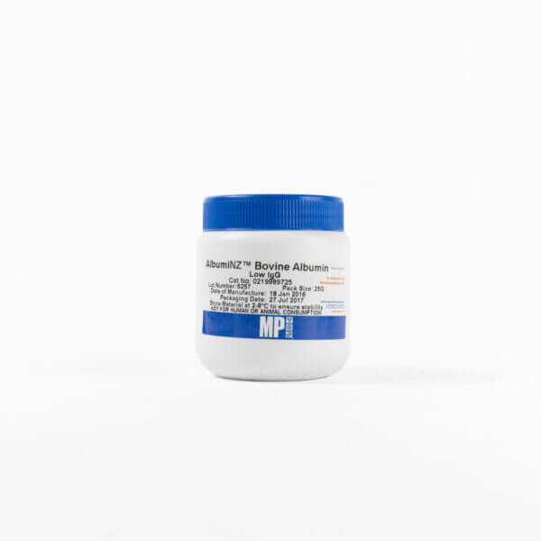 AlbumiNZ Bovine Albumin Low IgG, ≥97%