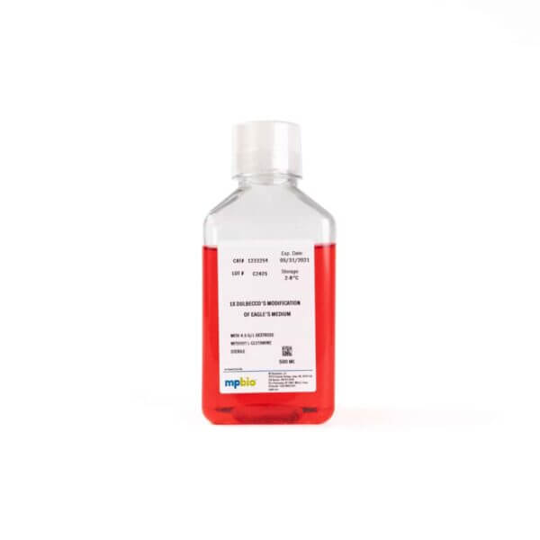 1X DMEM without L-Glutamine, with 4.5 g/L Dextrose