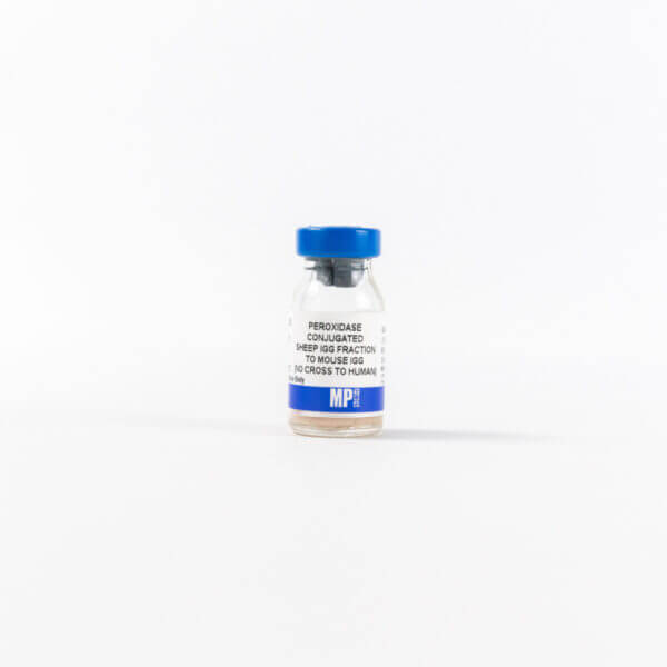 Anti-mouse IgG (no cross anti-human) sheep IgG fraction, per