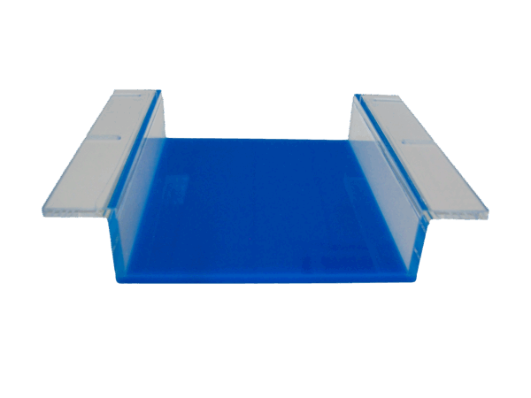 Gel tray, for minicuve, blue colored
