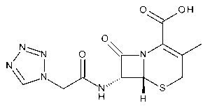 7-[1-(1H)-Tetrazolylacetamido]desacetoxycephalosporanic Acid