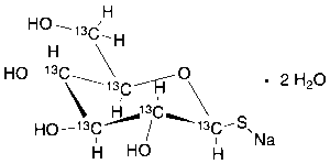 1-Thio-Beta-D-glucose-13C6 Sodium Salt Dihydrate (~90%)