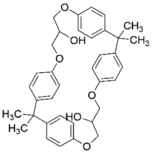 2,2,10,10-Tetramethyl-4,8,12,16-tetraoxa-1,3,9,11(1,4)-tetrabenzenacyclohexadecaphane-6,14-diol