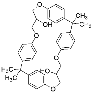 2,2,10,10-Tetramethyl-4,8,12,16-tetraoxa-1,3,9,11(1,4)-tetrabenzenacyclohexadecaphane-6,14-diol