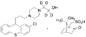 Zuclopenthixol-d4 (-)-10-Camphorsulfonic Acid Salt