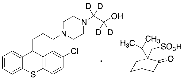 Zuclopenthixol-d4 (-)-10-Camphorsulfonic Acid Salt