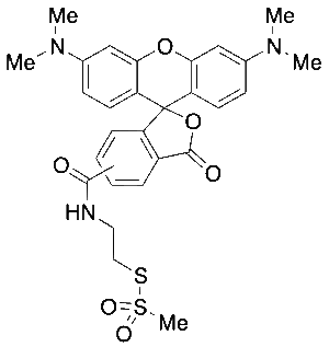 2-((5(6)-Tetramethyl-rhodamine)carboxylamino)ethyl Methanethiosulfonate (90%)