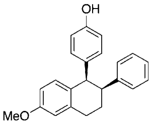 cis-4-(1,2,3,4-Tetrahydro-6-methoxy-2-phenyl-1-naphthalenyl)phenol