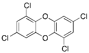 1,3,6,8-Tetrachlorobenzo-p-dioxin (~90%)