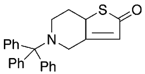 5,6,7,7a-Tetrahydro-5-(triphenylmethyl)thieno[3,2-c]pyridinone