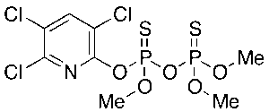 O,O,O-Trimethyl-O-(3,5,6-trichloro-2-pyridinyl)diphosphosrodithioate