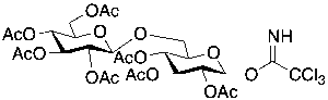 2,3,4-Triacetate 1-(2,2,2-Trichloroethanimidate) 6-O-(2,3,4,6-Tetra-O-acetyl-Beta-D-glucopyranosyl)-Beta-D-glucopyranose