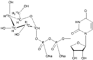 Uridine Diphosphate-Alpha-D-galactose Disodium Salt-13C6