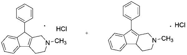 2,3,4,9-Tetrahydro-2-methyl-9-phenyl-1H-indeno[2,1-c]pyridineHydrochloride + 2,3,4,4a-Tetrahydro-2-methyl-9-phenyl-1H-indeno[2,1-c]pyridine Hydrochloride
