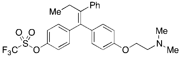 1,1,1-Trifluoromethanesulfonic Acid  (E)-4-[1-[4-[2-(Dimethylamino)ethoxy]phenyl]-2-phenyl-1-buten-1-yl]phenyl Ester
