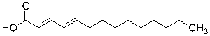 (2E,4E)-2,4-Tetradecadienoic acid