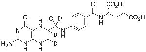 L-Tetrahydrofolic Acid-d4 (Major) (>70% when packaged)