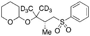 Tetrahydro-2-[(2R)-1,1,2-trimethyl-3-(phenylsulfonyl)propoxy]-2H-pyran-d6
