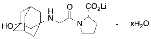 Vildagliptin Carboxylic Acid Lithium Salt Hydrate