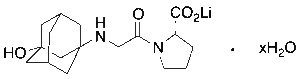 Vildagliptin Carboxylic Acid Lithium Salt Hydrate