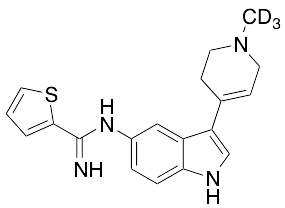 N-[3-(1,2,3,6-Tetrahydro-1-methyl-d3-4-pyridinyl)-1H-indol-5-yl]-2-thiophenecarboximidamide
