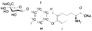 Thyroxine-13C6 4'-O-Beta-D-Glucuronide Disodium Salt