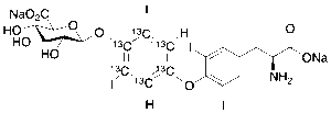 Thyroxine-13C6 4'-O-Beta-D-Glucuronide Disodium Salt