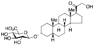 Tetrahydro 11-Deoxycorticosterone 3Alpha-Beta-D-Glucuronide