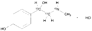 Synephrine-13C2,15N Hydrochloride Salt