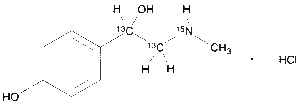 Synephrine-13C2,15N Hydrochloride Salt